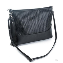 Load image into Gallery viewer, Miyahouse Fashion Zipper Tassel Female Shoulder Bag Patchwork Shopping Travel Women Crossbody Bag PU Leather Lady Messenger Bag
