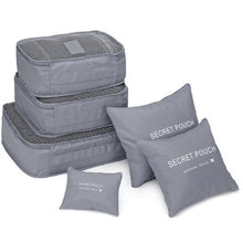 Load image into Gallery viewer, New Fashion Waterproof 6PCS Luggage Pouch Packing Travel Cube Clothes Storage Bags Organizer
