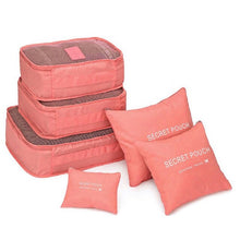Load image into Gallery viewer, New Fashion Waterproof 6PCS Luggage Pouch Packing Travel Cube Clothes Storage Bags Organizer
