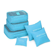Load image into Gallery viewer, New Fashion Waterproof 6PCS Luggage Pouch Packing Travel Cube Clothes Storage Bags Organizer
