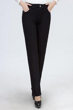 Load image into Gallery viewer, New arrival pants straight jeans women plus size women's denim trousers
