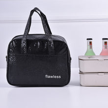 Load image into Gallery viewer, Portable patent leather PU outdoor Travel picnic bag insulation ice bag student lunch bag
