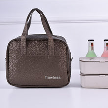 Load image into Gallery viewer, Portable patent leather PU outdoor Travel picnic bag insulation ice bag student lunch bag
