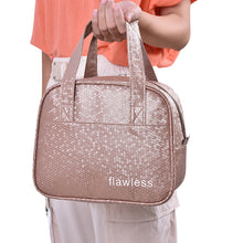 Load image into Gallery viewer, Portable patent leather PU outdoor Travel picnic bag insulation ice bag student lunch bag
