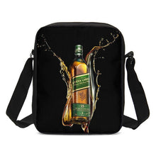 Load image into Gallery viewer, Small Crossbody Bags For Men Women Fashion Luxury Whisky Letter 3D Printing Messenger Bag Handbags Casual Shouler Bag Sling Bags
