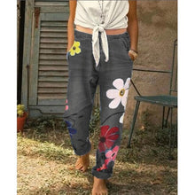 Load image into Gallery viewer, WEPBEL Women Jeans Trousers Pants High Waist Fashion Casual New Summer Women's Floral Flower Printed Denim Jeans
