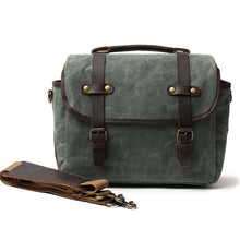 Load image into Gallery viewer, YUPINXUAN Waterproof Canvas Leather Shoulder Bags Mens Vintage Shockproof DSLR Camera Bags Large Capacity Male Messenger Bag Big
